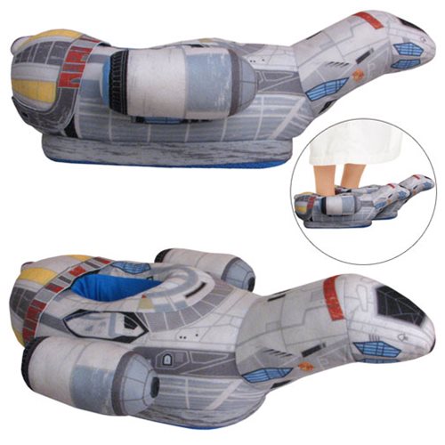 Firefly Serenity Ship Oversized Plush Slippers - Exclusive